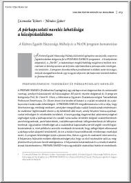 A párkapcsolati nevelés lehetősége a középiskolákban