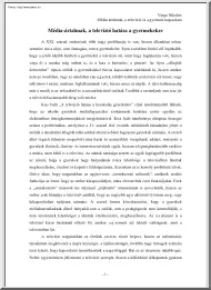 Varga Nikolett - Média-ártalmak, a