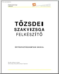 Tőzsdei szakvizsga felkészítő