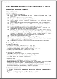 Számítástechnika szóbeli