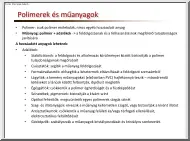 Bauernhuber Andor - Polimerek és műanyagok
