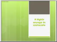 A légkör anyaga és szerkezete