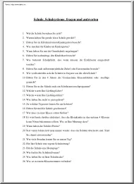 Schule, Schulsysteme, fragen und