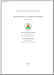 Bényász Melinda - Klasszifikáció az adatbányászatban