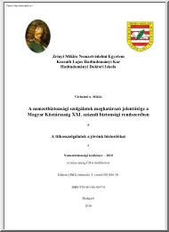 Várhalmi A. Miklós - Nemzetbiztonsági kézikönyv, a titkosszolgálatok a jövőnk biztosítékai