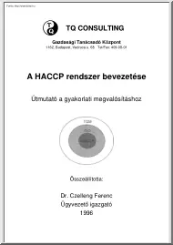 Dr. Czelleng Ferenc - A HACCP rendszer