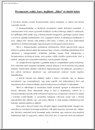 Watzker Ádám - Peremezett, redős
