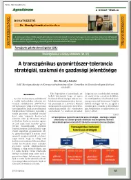 Dr. Heszky László - A transzgénikus gyomirtószer-tolerancia stratégiái, szakmai és gazdasági jelentősége