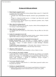 30 alapvető földrajzi definíció