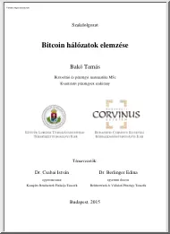 Bakó Tamás - Bitcoin hálózatok elemzése