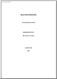 Dr. Hancz Csaba - Haltenyésztés