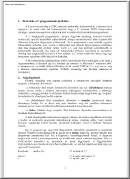 Bevezetés a C programozási nyelvbe