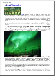A HAARP összeesküvés