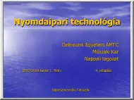 Nyomdaipari technológia