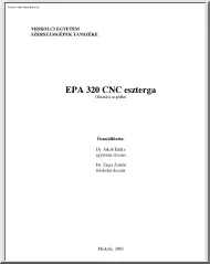 Dr. Jakab Endre - EPA 320 CNC eszterga