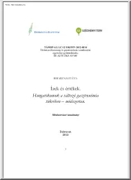 Bihari Nagy Éva - Hungarikumok a változó gasztronómia tükrében