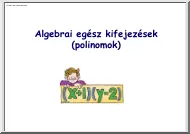 Algebrai egész kifejezések