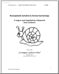 Mária Magdolna - Rovásjeleink tartalmi és formai harmóniája