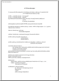 ACTH, mellékvesekéreg hormonok