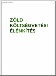 Zöld költségvetési élénkítés