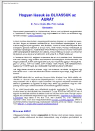 Hogyan lássuk és olvassuk az aurát?