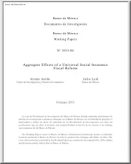 Arturo-Julio - Aggregate Effects of a Universal Social Insurance Fiscal Reform