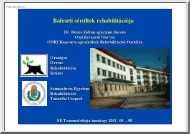 Dr. Dénes Zoltán - Baleseti sérültek rehabilitációja
