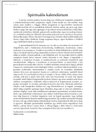 Miklós Attila - Spirituális kalendárium