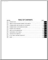 Chrysler Sebring 2004, owners manual
