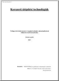 Schváb Zoltán - Korszerű