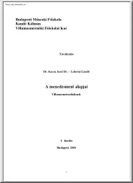 Kasza-Lehotai - A menedzsment alapjai