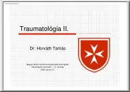 Dr. Horváth Tamás - Traumatológia II