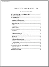 Bevezetés az Informatikába 1. rész