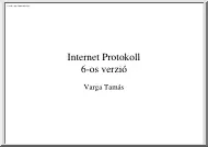 Varga Tamás - IPv6