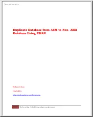 Mohamed Azar - Duplicate database from ASM to non ASM database using RMAN