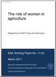 The Role of Women in Agriculture