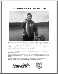 2017 Fishing Forecast and Tips