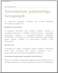 Autoimmun pajzsmirigy betegségek