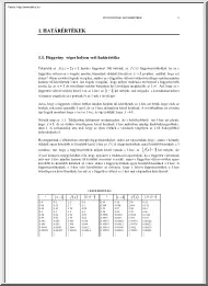 Függvények, differenciálszámítás