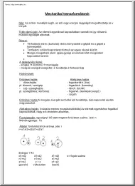 Mechanikai transzformátorok