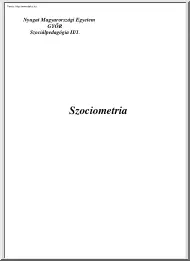Farkas Edit - Szociometria vizsgálat
