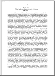 Drábik János - Miért kellett