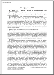 Bánky Szilvia - Büntetőjog tételek