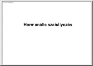 Hormonális szabályozás