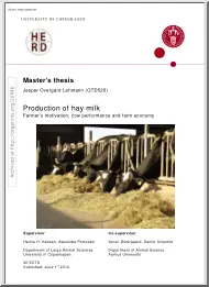 Jesper Overgard Lehmann - Production of hay milk