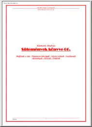 Klement András - Sütemények könyve