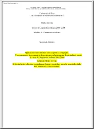 Grammatica italiana, materiali didattici