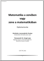 Lanczendorfer Orsolya - Matematika a