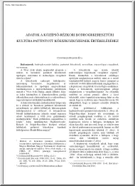 Csongrádi-Balogh Éva - Adatok a középső rézkori bodrogkeresztúri kultúra pattintott kőeszközeinek értékeléséhez
