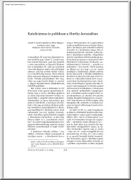 Miklós Péter - Katolicizmus és politikum a Horthy-korszakban
